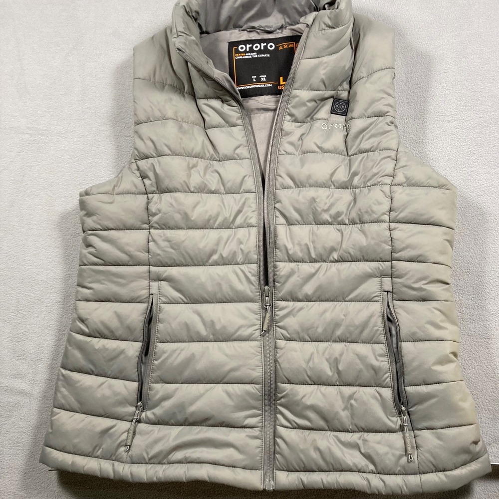 ororo Vest Womens Large Gray Puffer